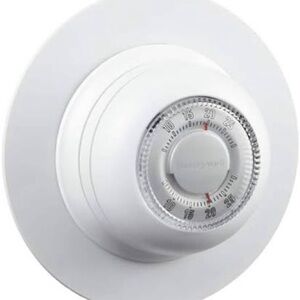 Honeywell White Round Thermostat